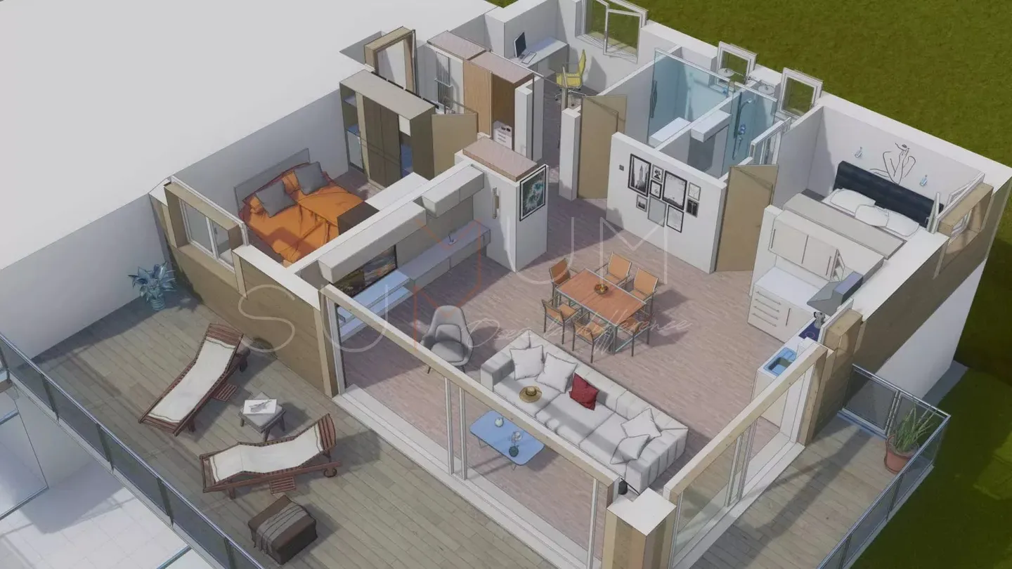 Selten - Dachgeschoss 4.5 Zimmer mit Panoramablick - Hauptwohnsitz - Foto 1 von 13