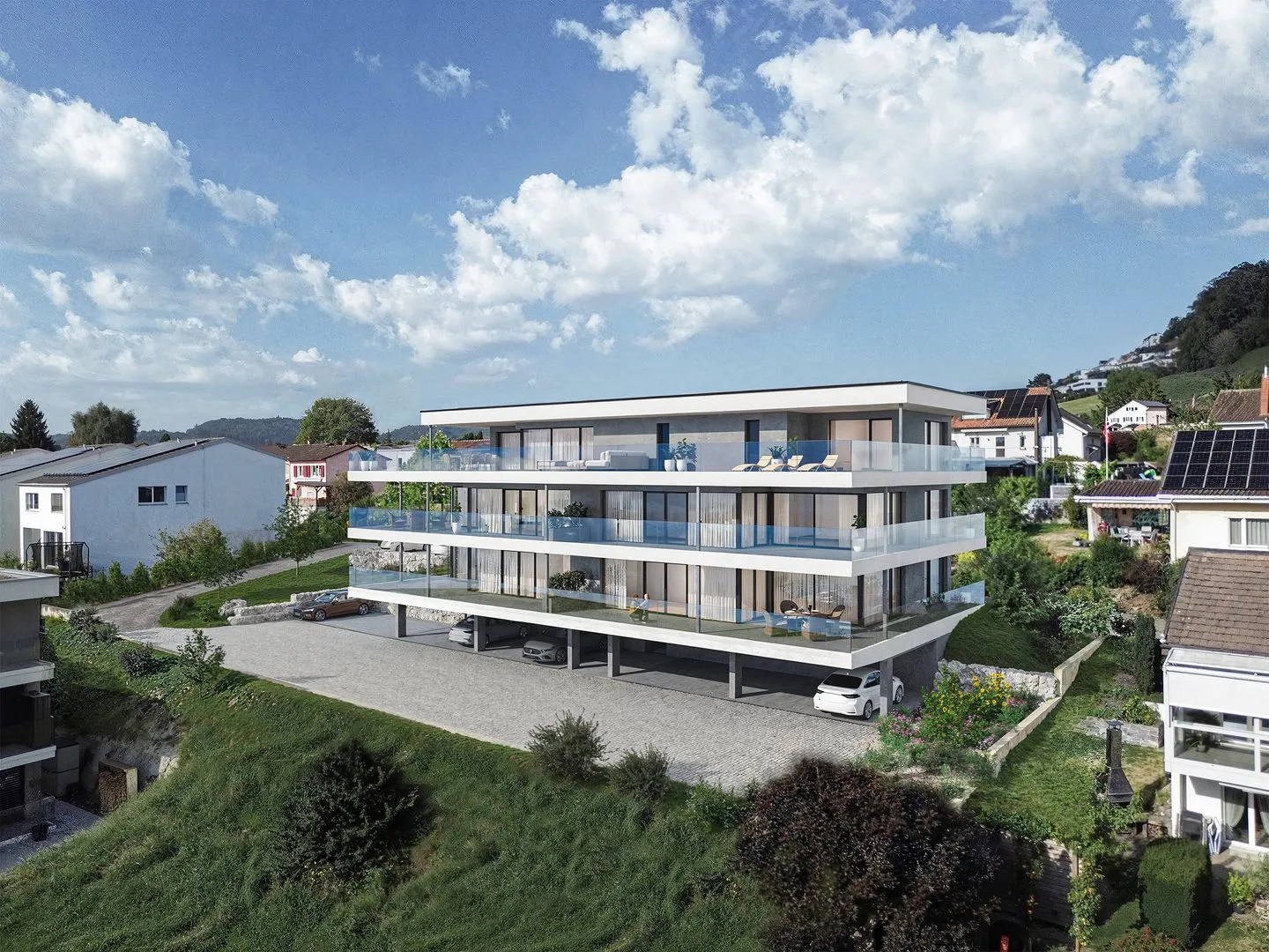 New construction project "Sunny Hill 2" - a dream home on Rosenberg above Sirnach (W002). - Photo 3 of 13