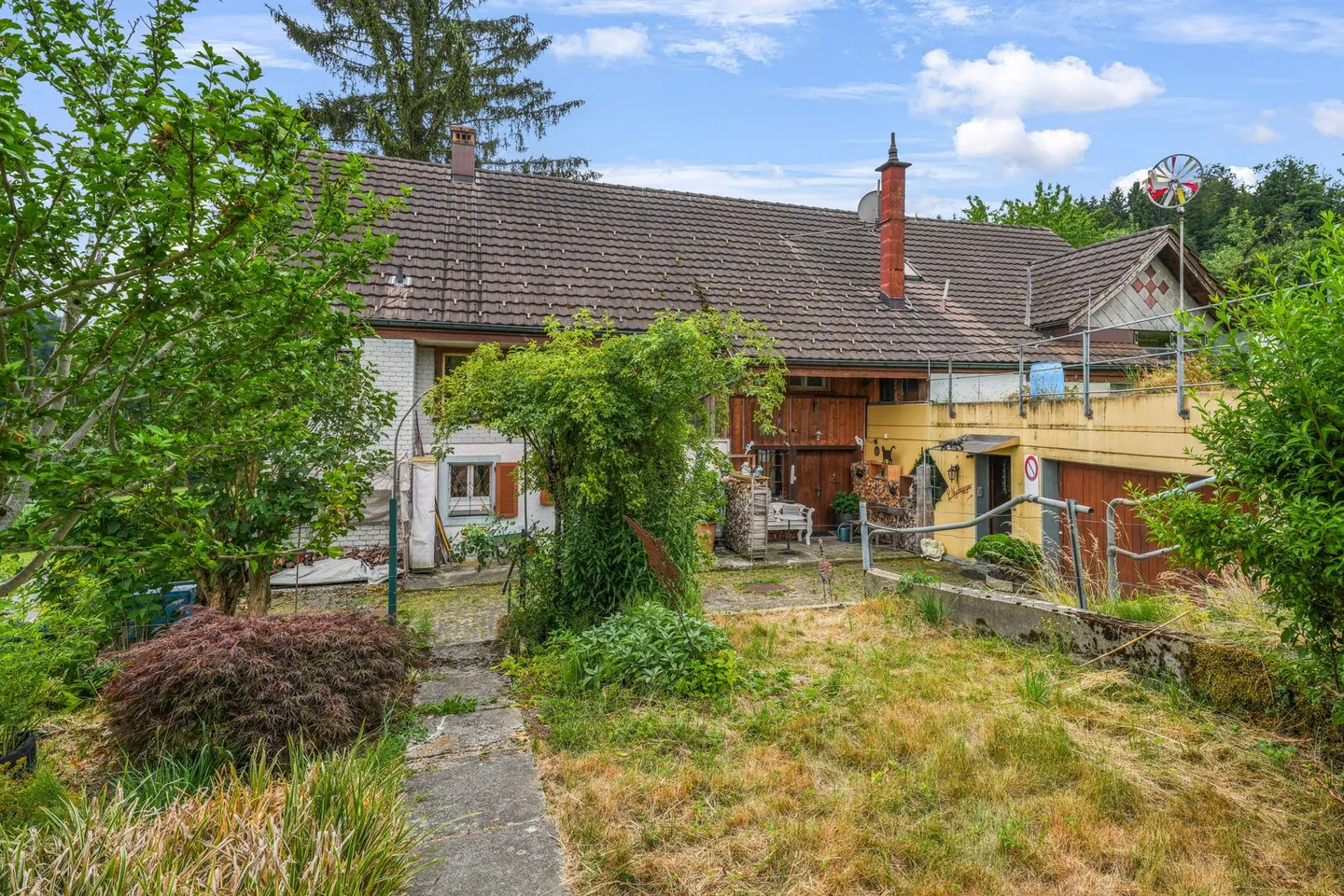 Charmantes Bauernhaus mit zwei Wohneinheiten an idyllischer Alleinlage in Oberwangen (Dussnang) - Photo 12 of 13