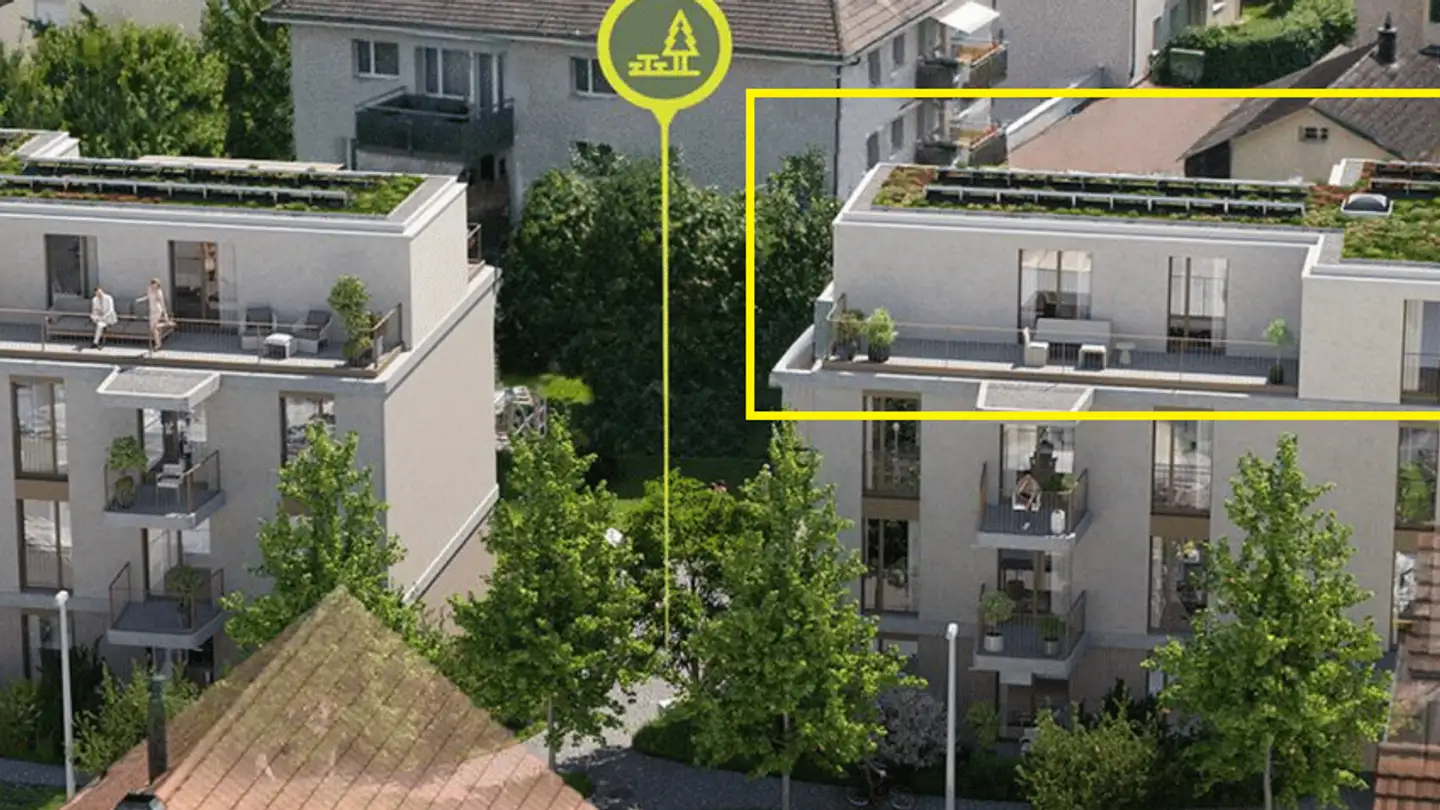 Penthouse for rent - Bollenhofstrasse 5, 8953 Dietikon