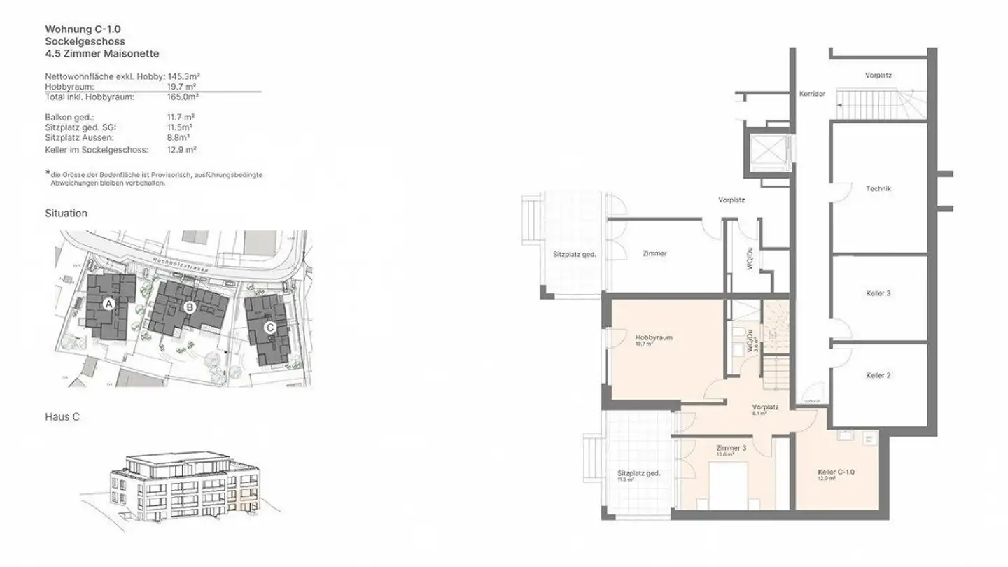 Wohnung kaufen - Ruchholzstrasse, 4103 Bottmingen - Foto 3