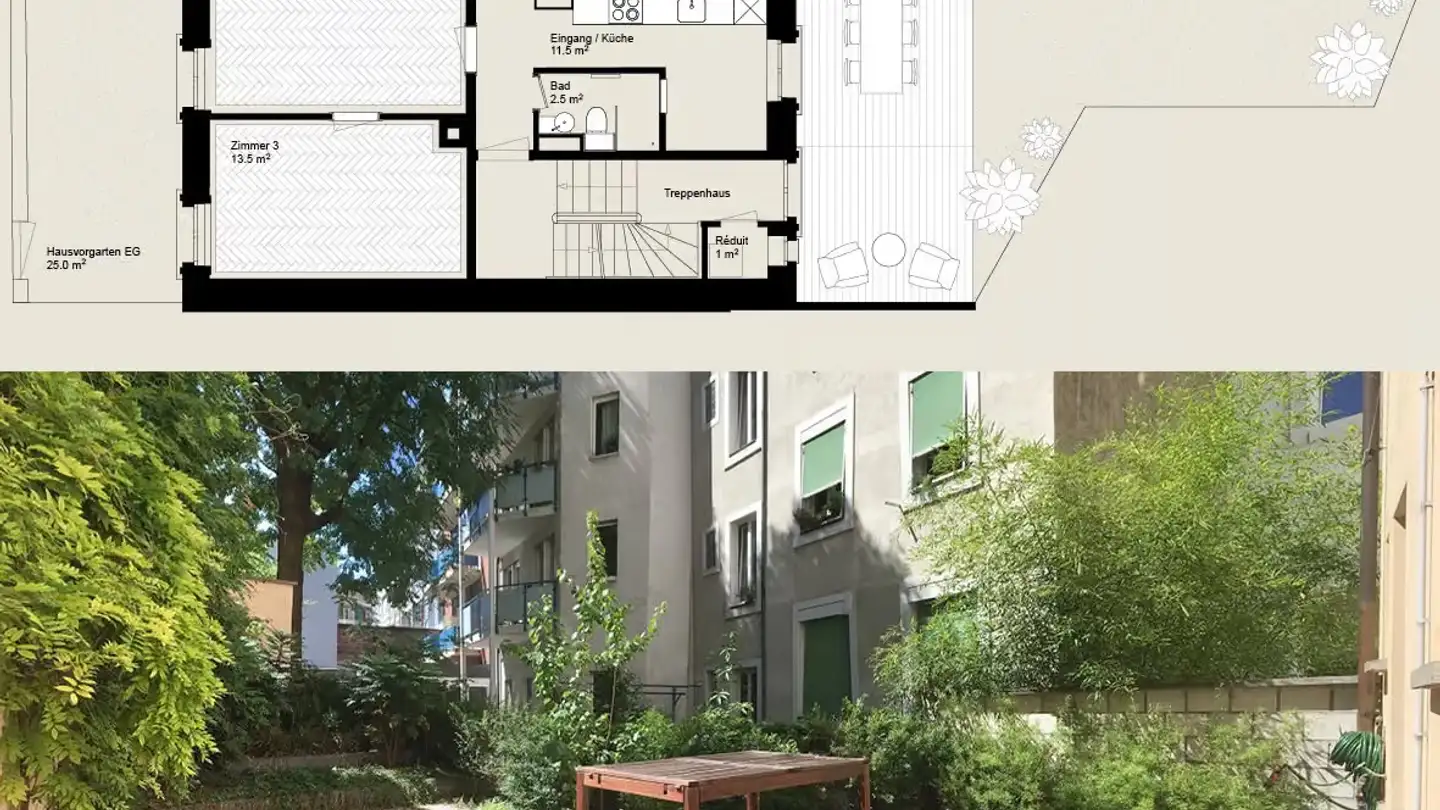 Appartement à louer - Haltingerstrasse 2, 4057 Basel