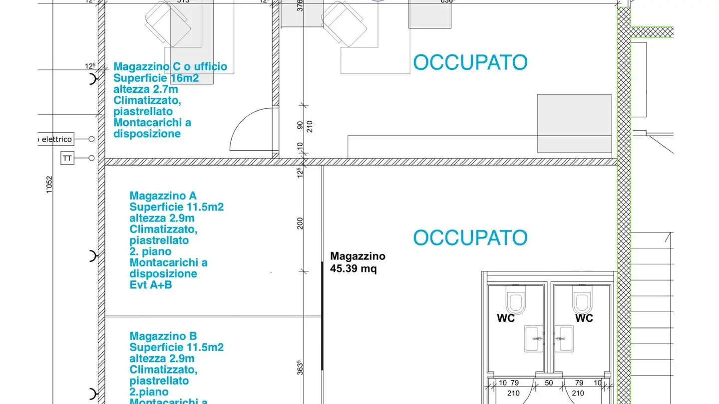 Chambre à louer - Via Al Fiume 1, 6929 Gravesano - Photo 3