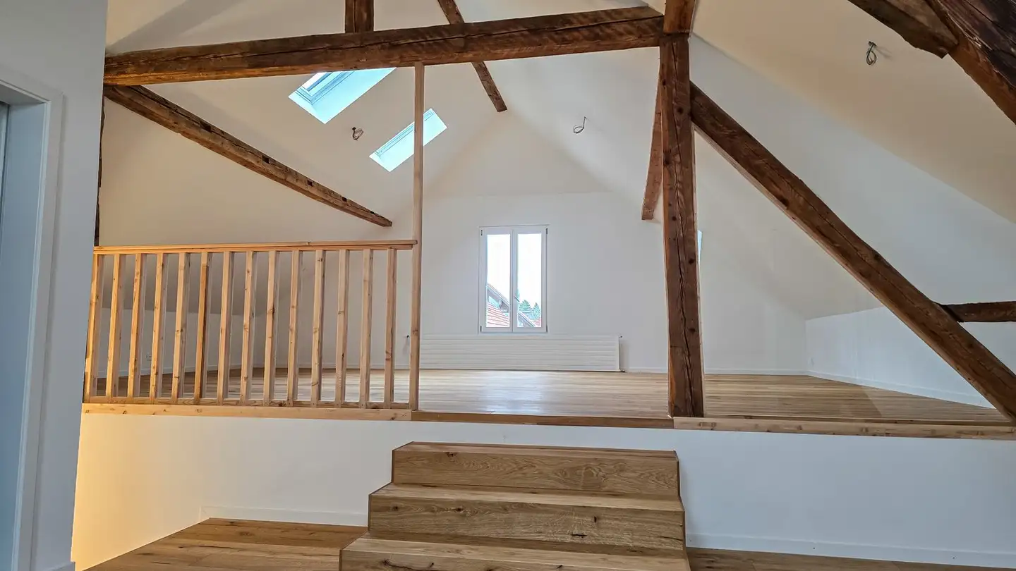 Attique à louer - Dorfstrasse 37, 3264 Diessbach b. Büren - Photo 3