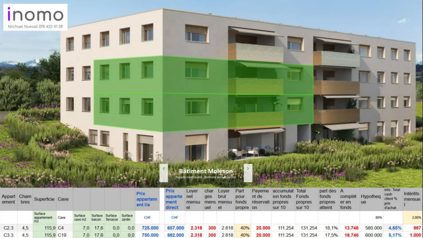 Attico in affitto - Impasse de Vulliama 30, 1489 Murist - Photo 4