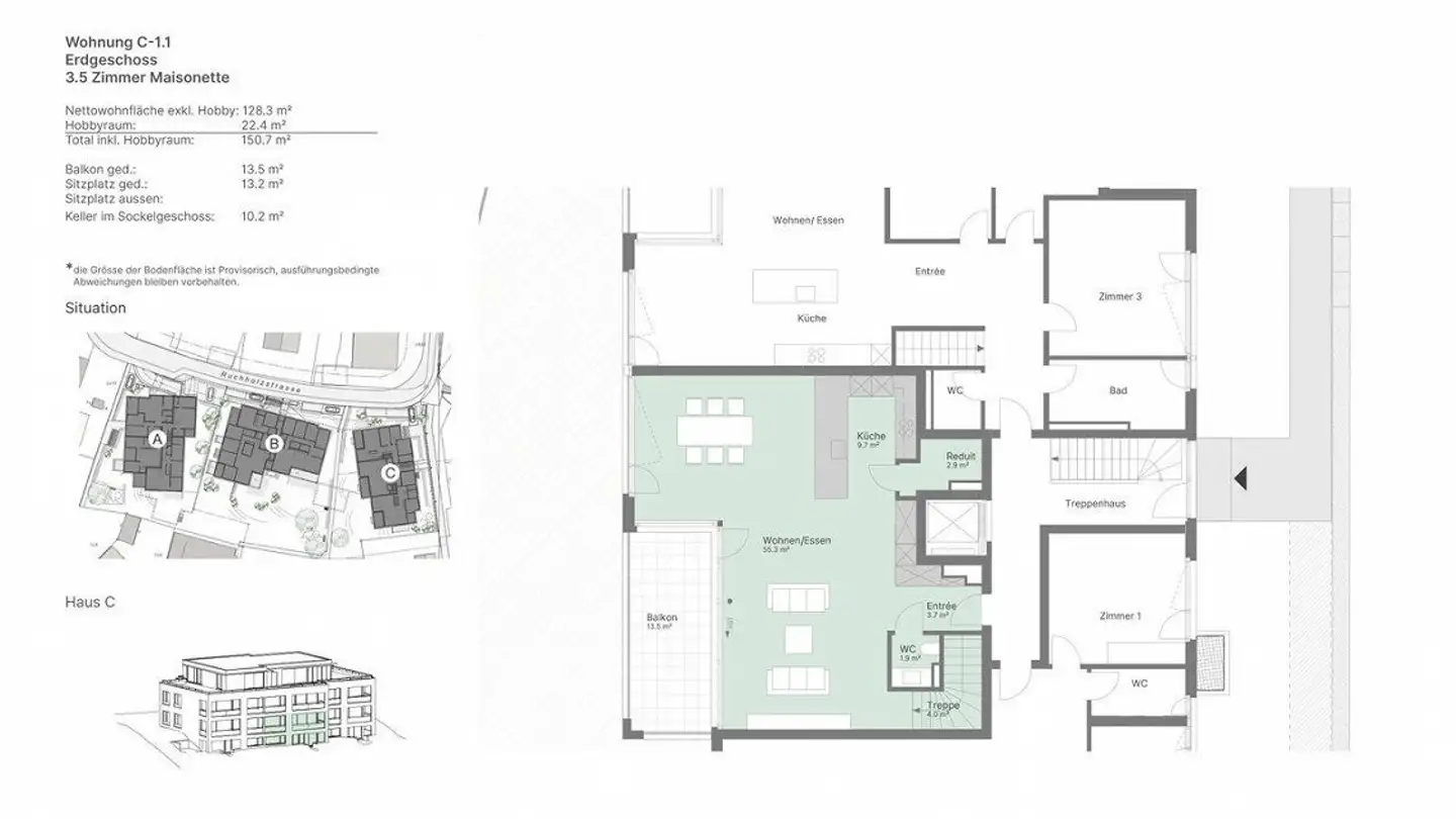 Wohnung kaufen - Ruchholzstrasse, 4103 Bottmingen - Foto 4