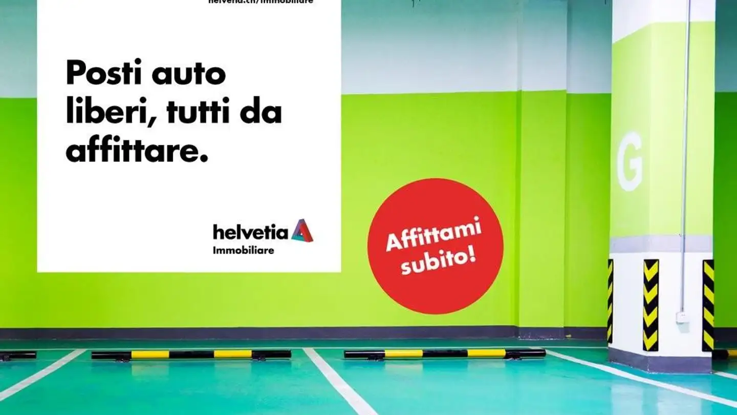 Underground parking space for rent - Via Alberto Giacometti 1, 6900 Lugano