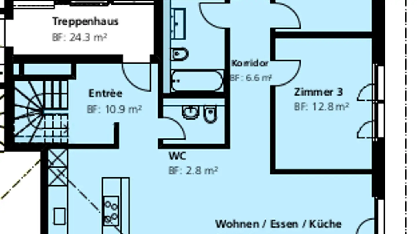 Attique à louer - Kirchstrasse, 8153 Rümlang - Photo 2