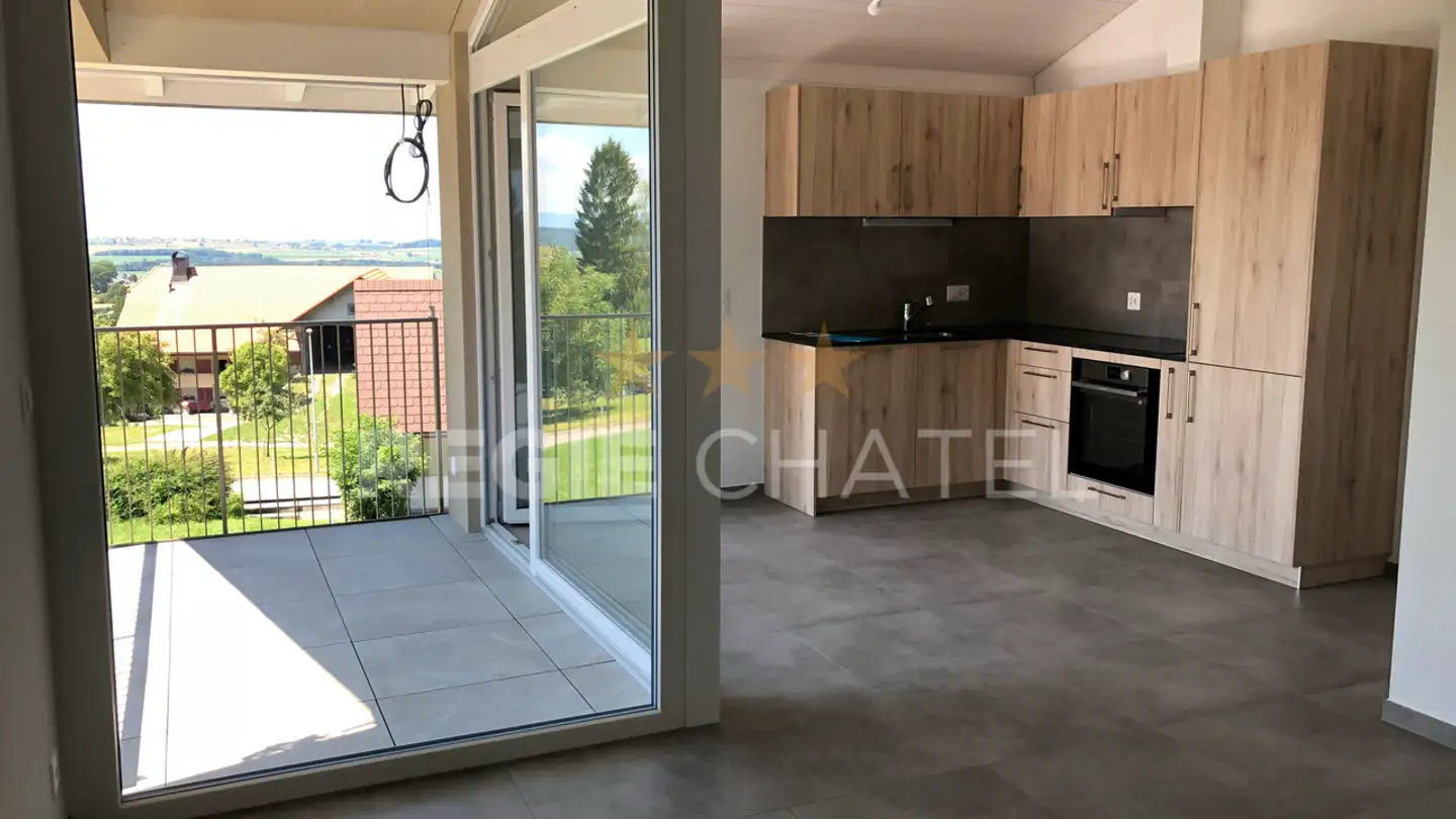 Appartamento in affitto - Route Du Gibloux, 1694 Villarsiviriaux - Foto 4