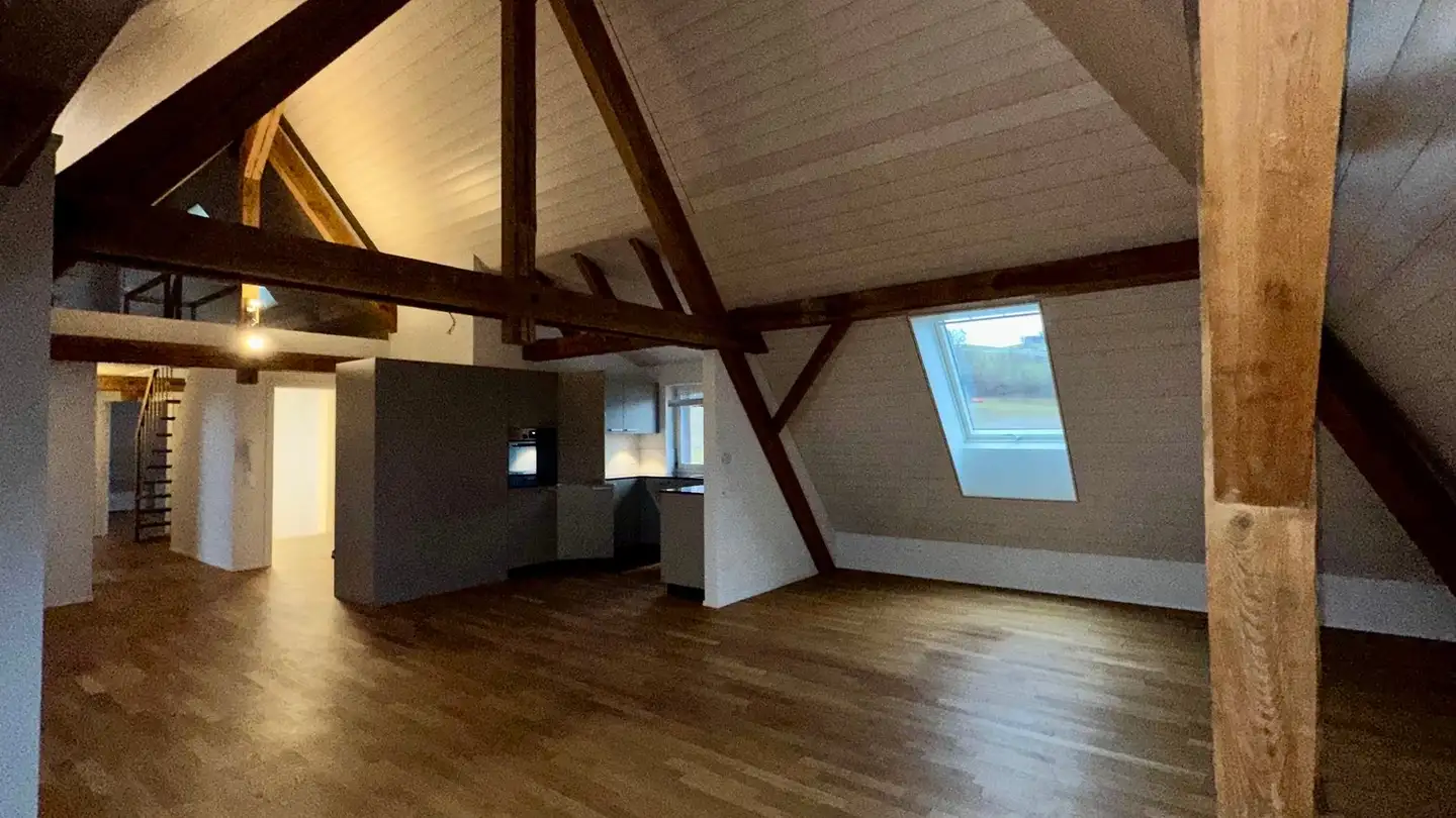 Dachgeschosswohnung mieten - Hauptstrasse 7, 3036 Detligen - Foto 3