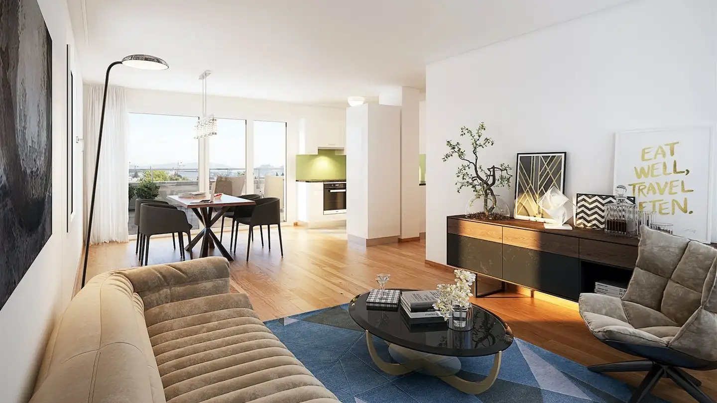 Penthouse mieten - Weiherweg 6b, 5502 Hunzenschwil