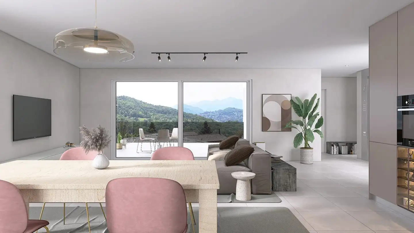 Appartement en terrasse à vendre - Via Sotto Dangio, 6949 Comano - Photo 4