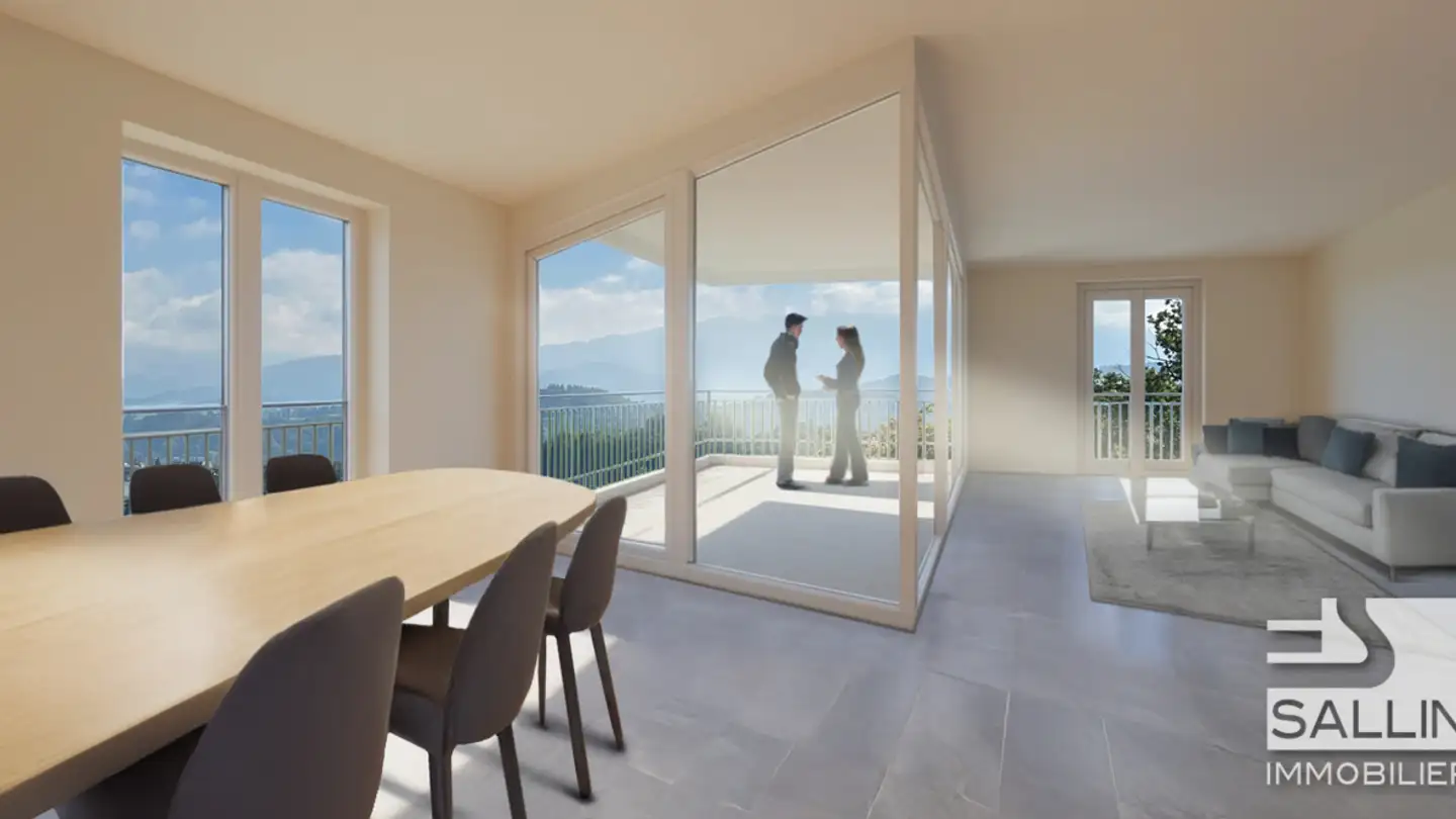 Appartamento in vendita - Route De Planafaye, 1752 Villars-sur-Glâne - Foto 2