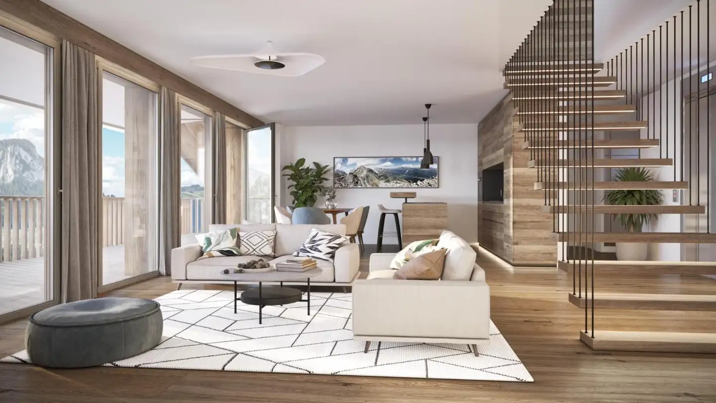 Penthouse kaufen - Chemin David Niven 10, 1660 Château-d'Oex - Foto 3