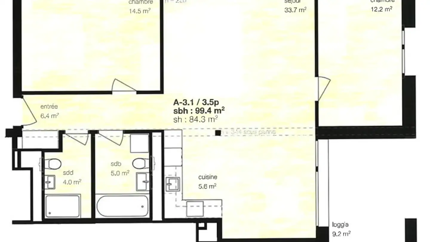 Appartamento in affitto - Rue Du Vorgyr, 3963 Montana - Foto 3