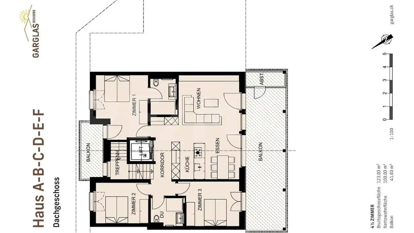 Attique à vendre - Tersierstrasse, 7220 Schiers - Photo 2