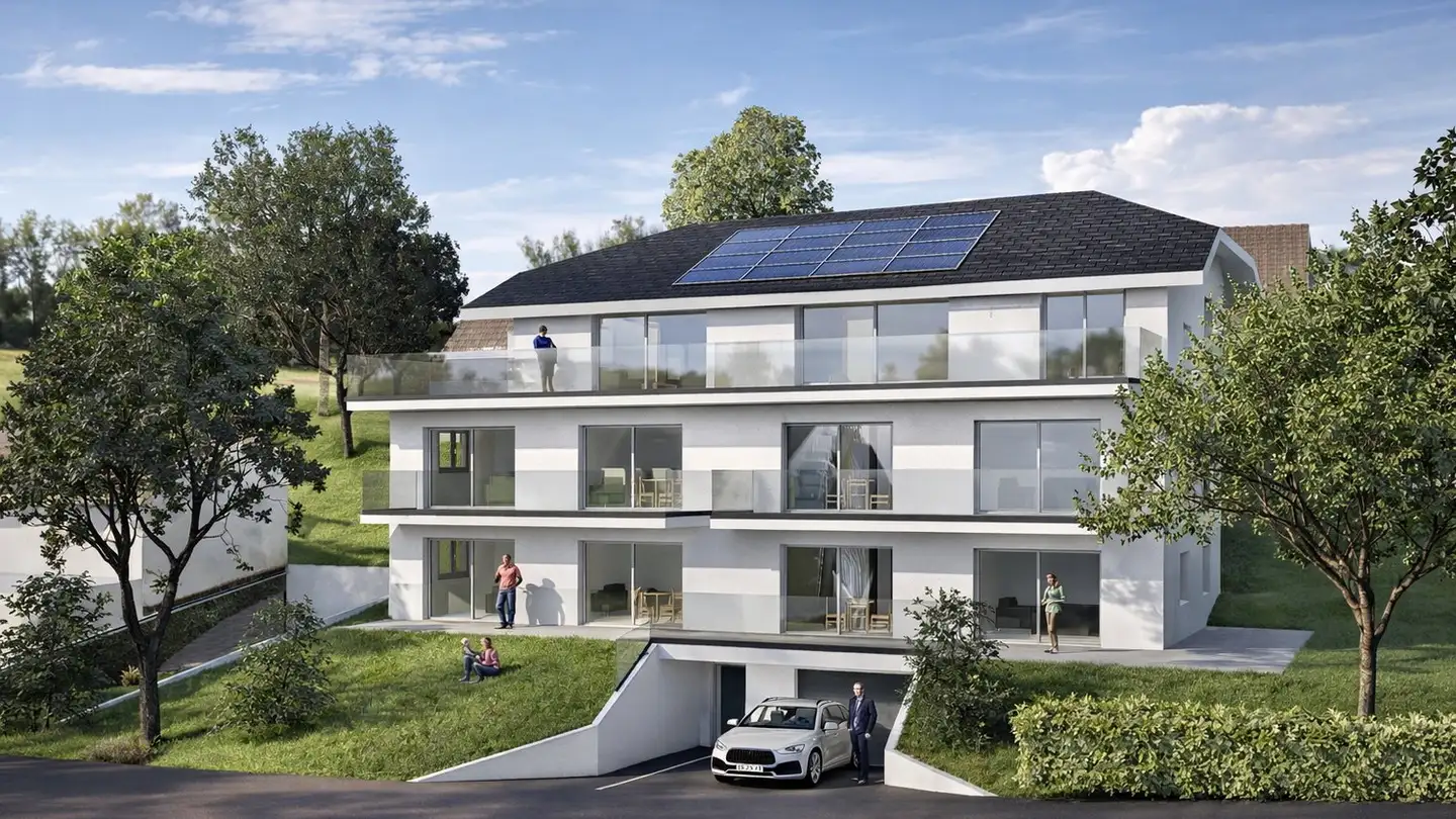 Penthouse kaufen - Rue Charlemagne 6, 1896 Vouvry