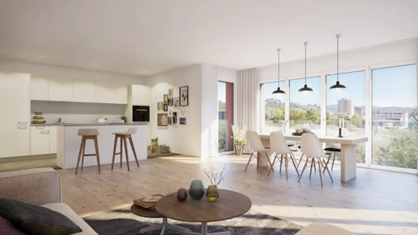 Wohnung mieten - Hardstrasse 6, 5702 Niederlenz - Foto 2