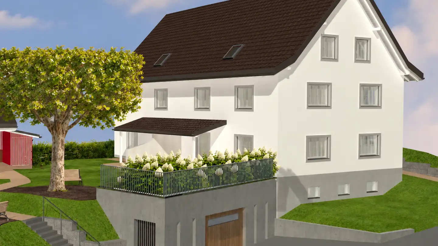 Row house for rent - Vorderer Kirchweg, 8194 Hüntwangen - Photo 2