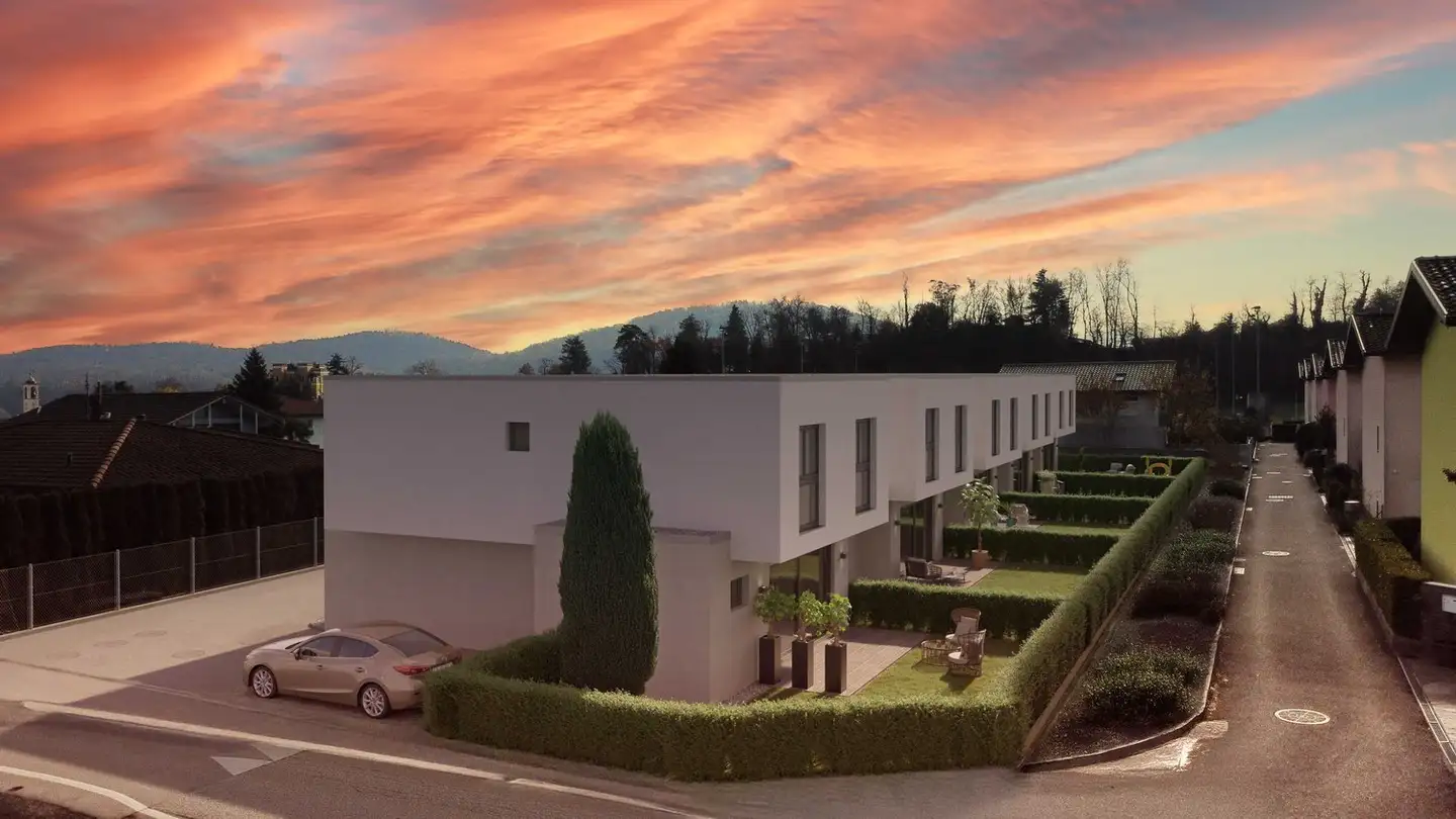 Maison en terrasse à vendre - Via Montalbano, 6855 Stabio