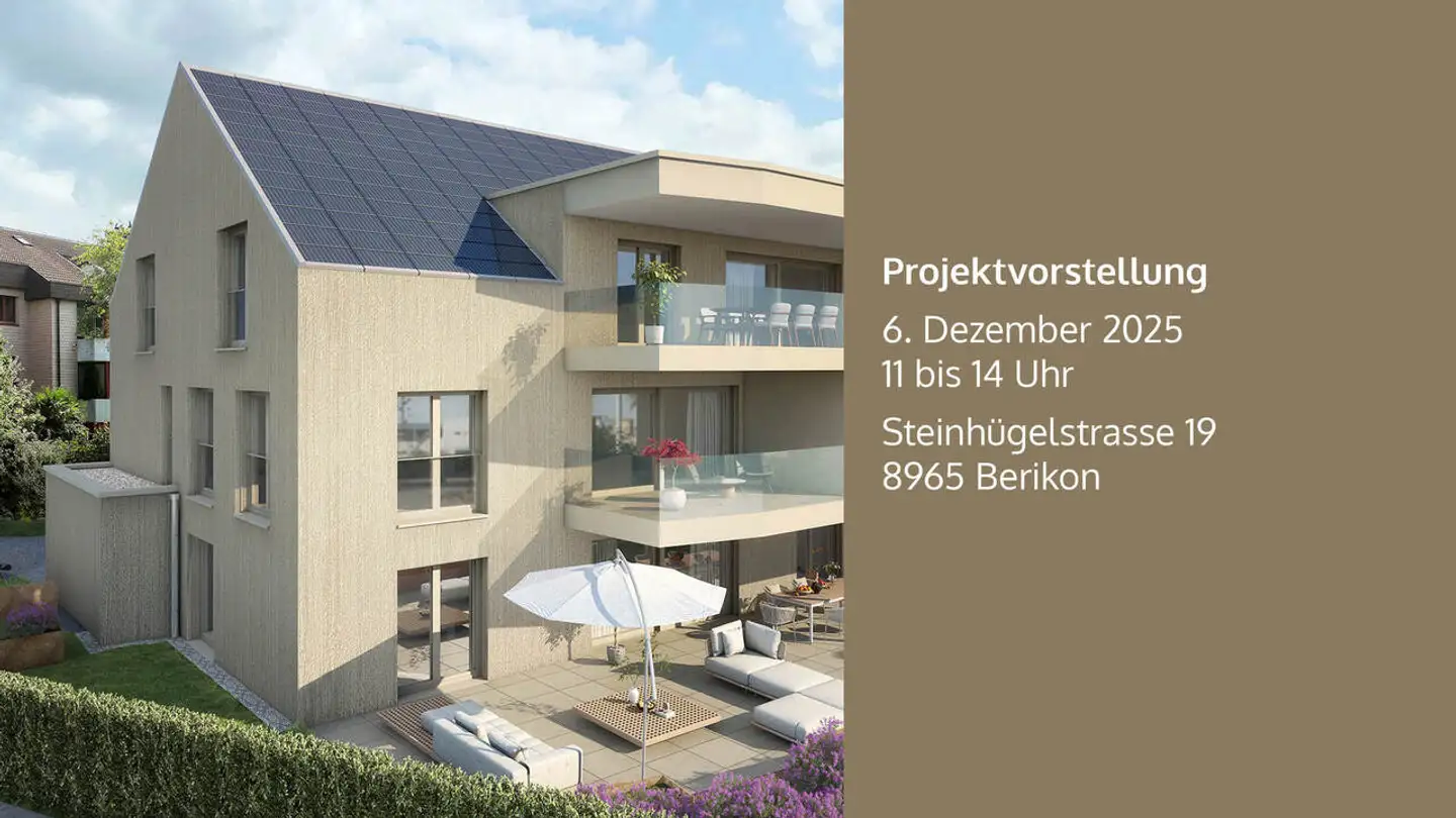 Appartamento in vendita - Steinhügelstrasse 19, 8965 Berikon