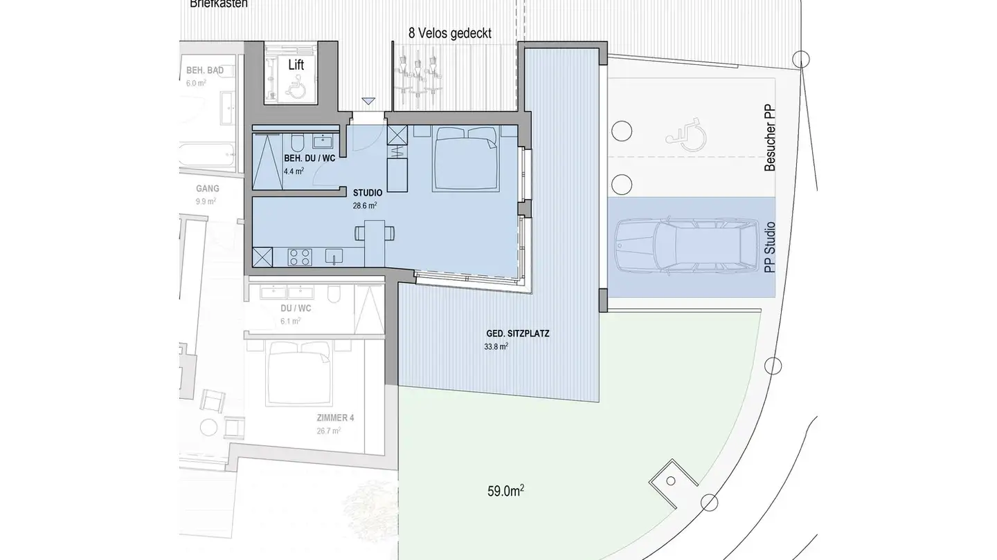 Studio mieten - Lindenweg 12, 5032 Aarau Rohr - Foto 3