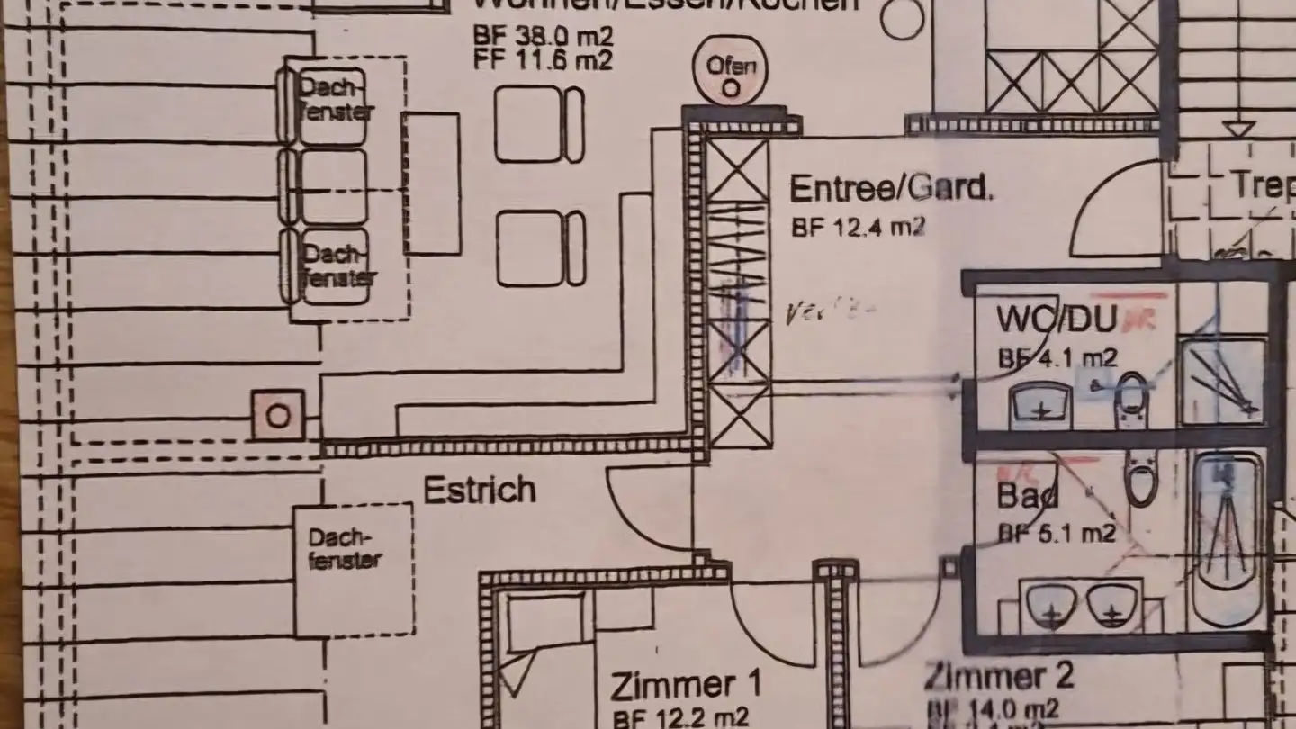 Wohnung mieten - Flüebodematte 6, 6113 Romoos - Foto 4