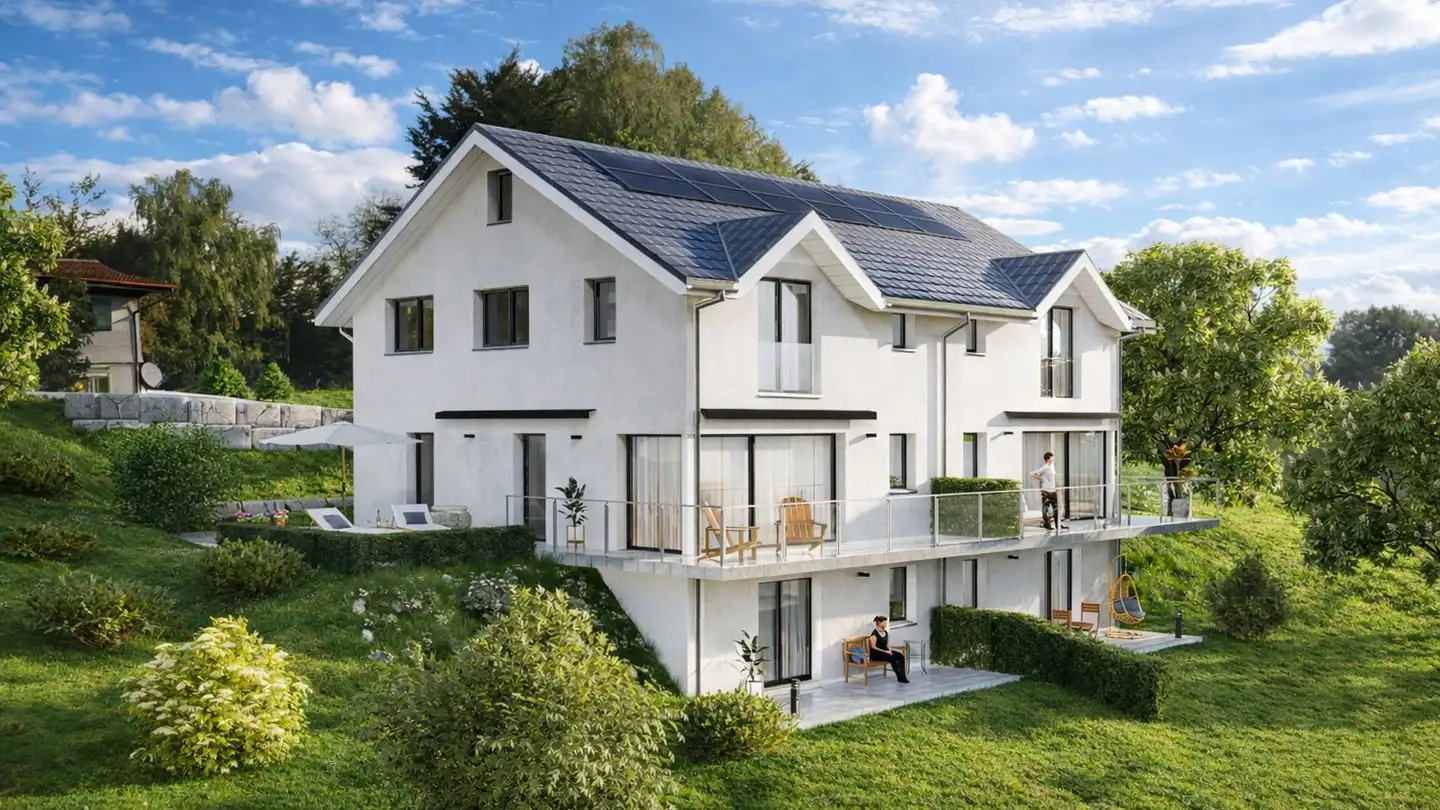 Semi-detached house for sale - Chemin De Poéty, 1423 Villars-Burquin - Photo 2