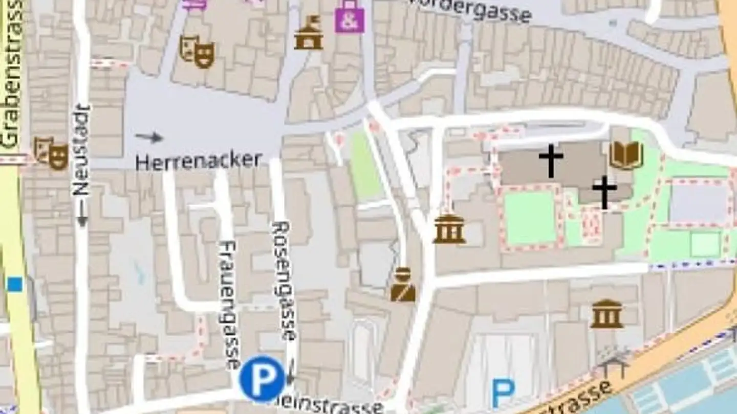 Place de parking souterraine à louer - Herrenacker, 8200 Schaffhausen