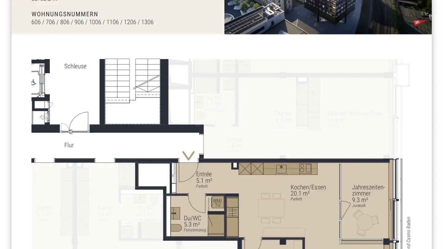 Appartamento in affitto - Brown Boveri Platz 4, 5400 Baden - Foto 3