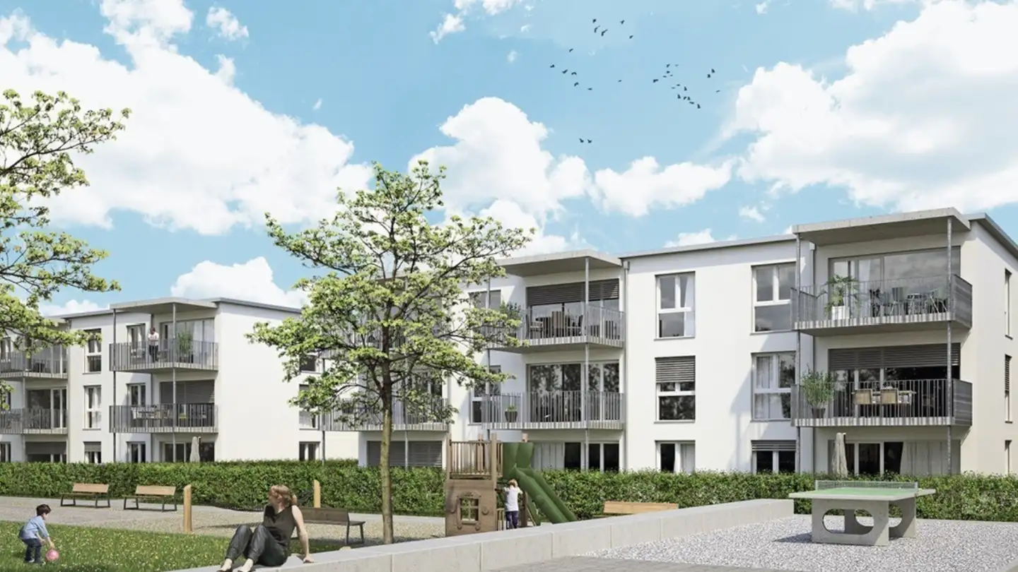 Appartement à louer - Mittelstrasse 19, 2558 Aegerten