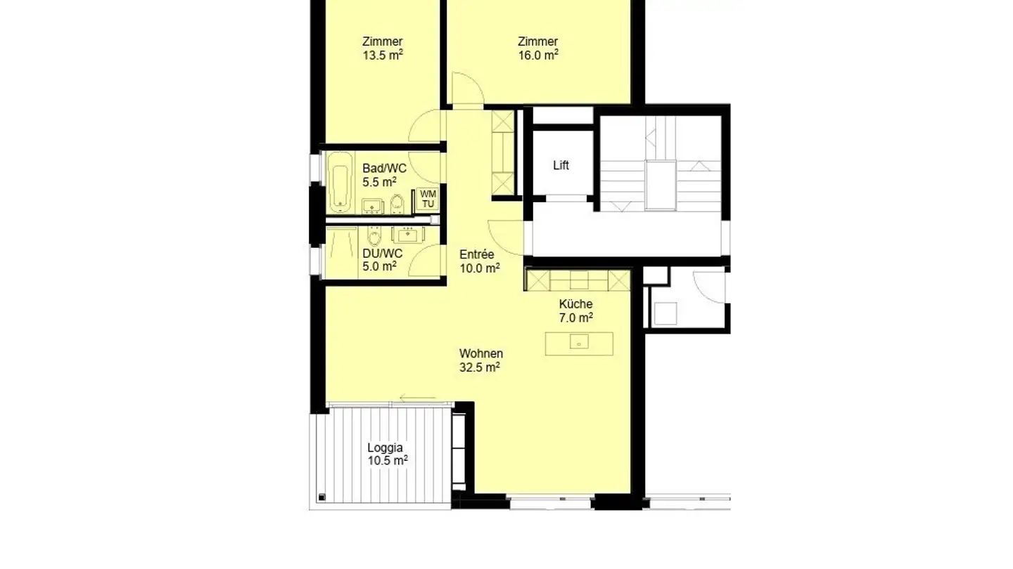 Wohnung mieten - Baarermattstrasse 13, 6340 Baar - Foto 3