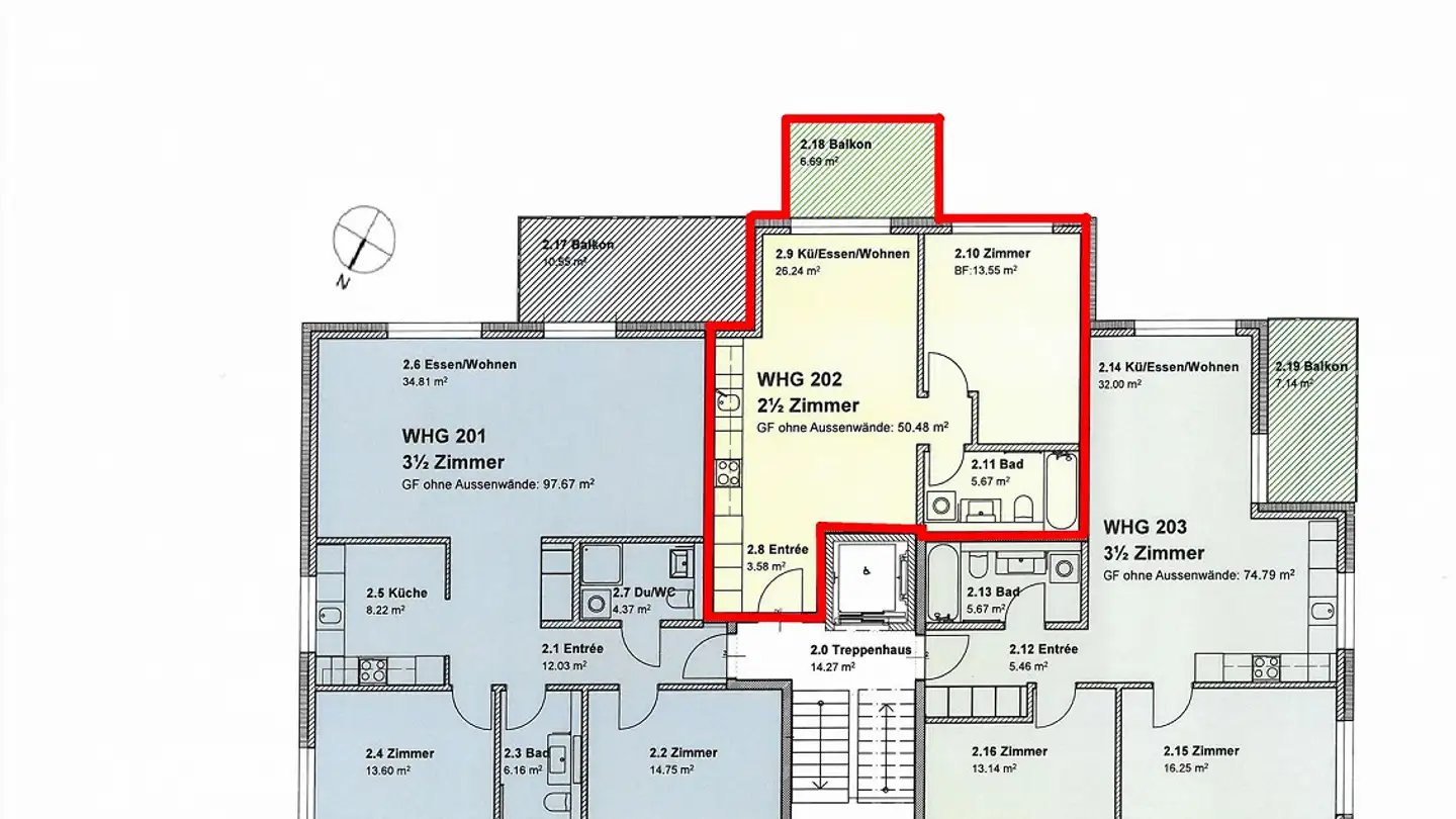 Appartement à louer - Glärnischstrasse 4, 8118 Pfaffhausen - Photo 2