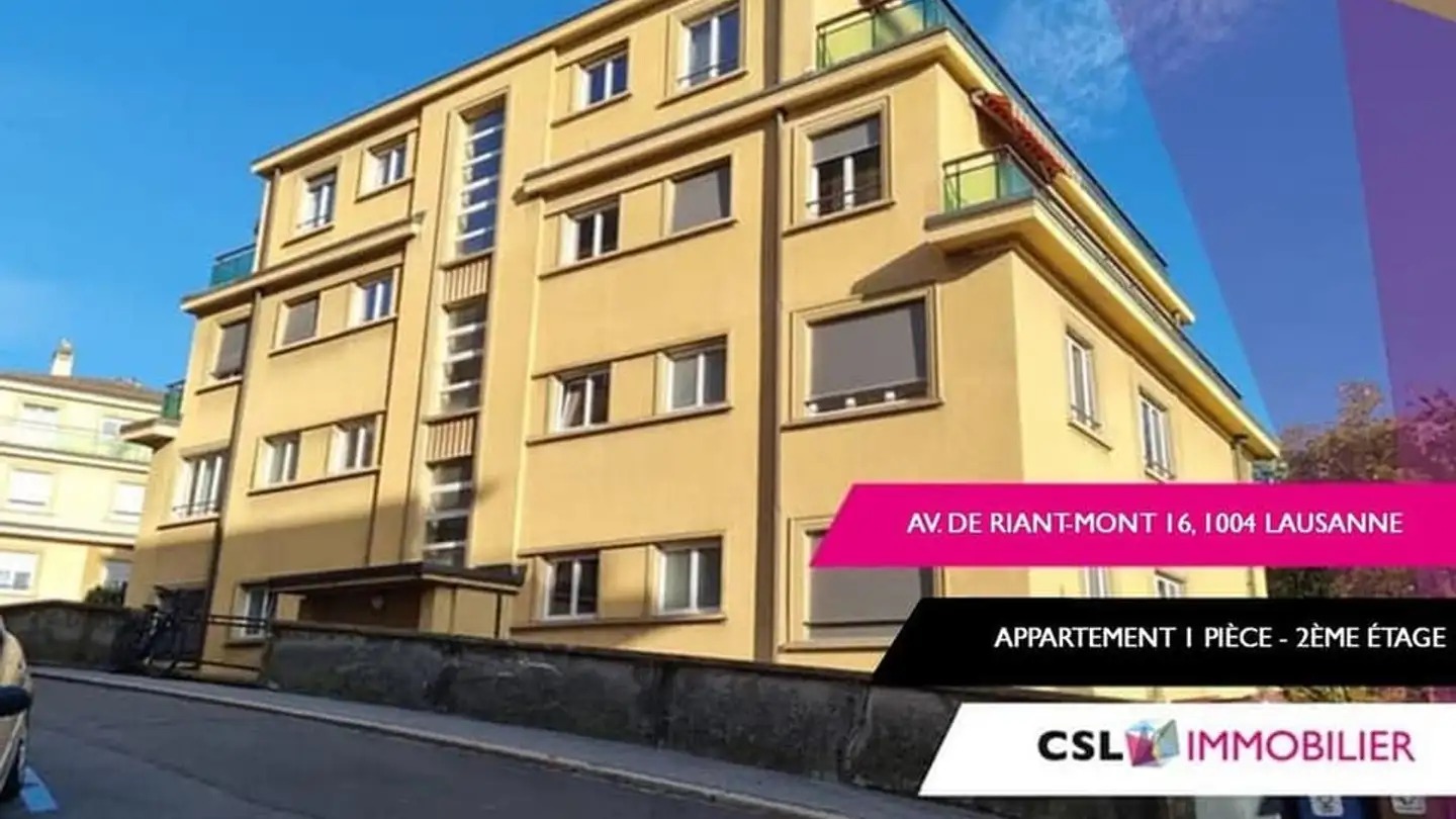 Appartamento in affitto - Avenue De Riant-Mont 16, 1004 Lausanne
