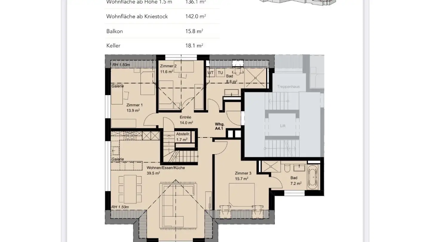 Apartment for rent - Friedheimstrasse 3, 8608 Bubikon - Photo 4