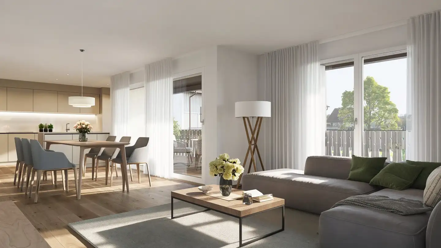 Wohnung mieten - Rössliwiese 17, 8626 Ottikon (Gossau ZH)