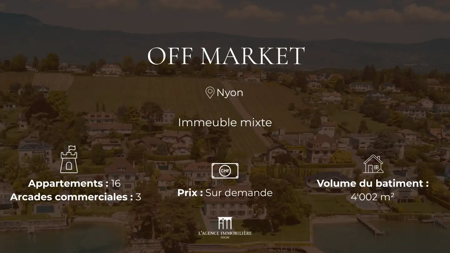 Immeuble mixte à vendre - 1260 Nyon