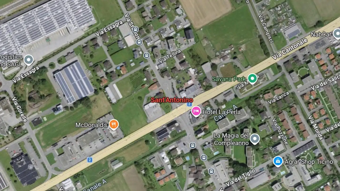 Constructible plot for sale - Via Cantonale, 6592 S. Antonino