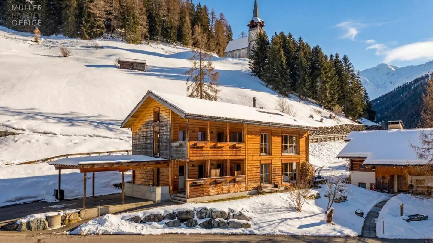 Casa singola in vendita - Hofweg 1, 7278 Davos Monstein