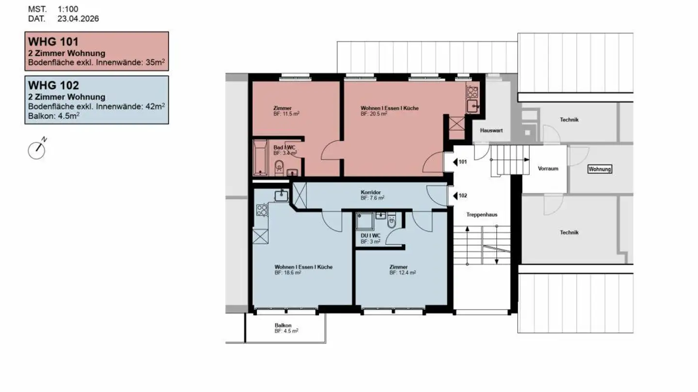 Appartement à louer - Landstrasse, 8633 Wolfhausen - Photo 3