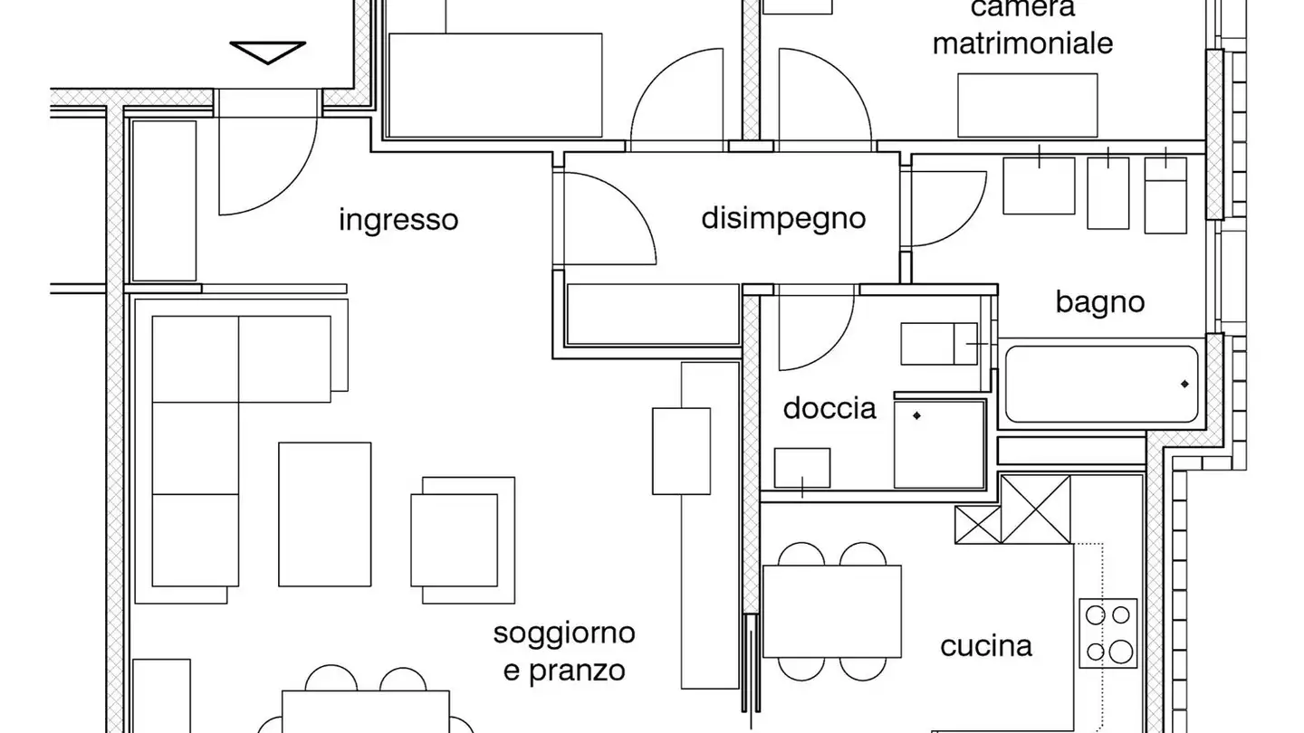 Apartment for rent - Via Cantonale 35c, 6928 Manno - Photo 4