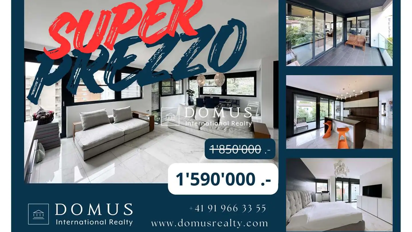 Wohnung kaufen - Piazza Molino Nuovo, 6900 Lugano