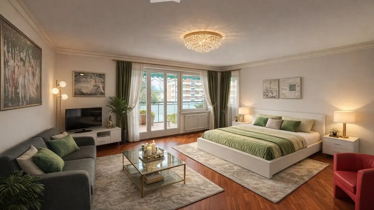 Apartment for rent - Via Tesserete 21, 6900 Massagno