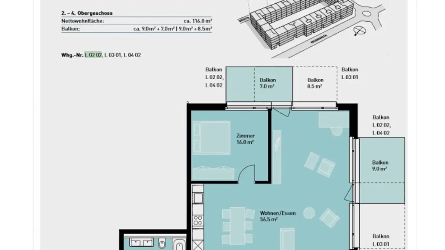 Appartement à louer - Sonnentalstrasse 10, 8600 Dübendorf - Photo 3