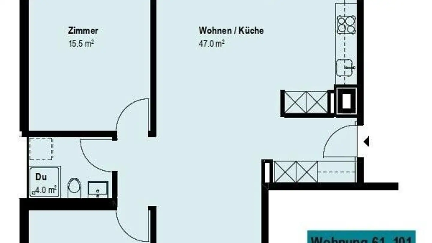 Wohnung mieten - Rorschacher Strasse 61, 9000 St. Gallen - Foto 3