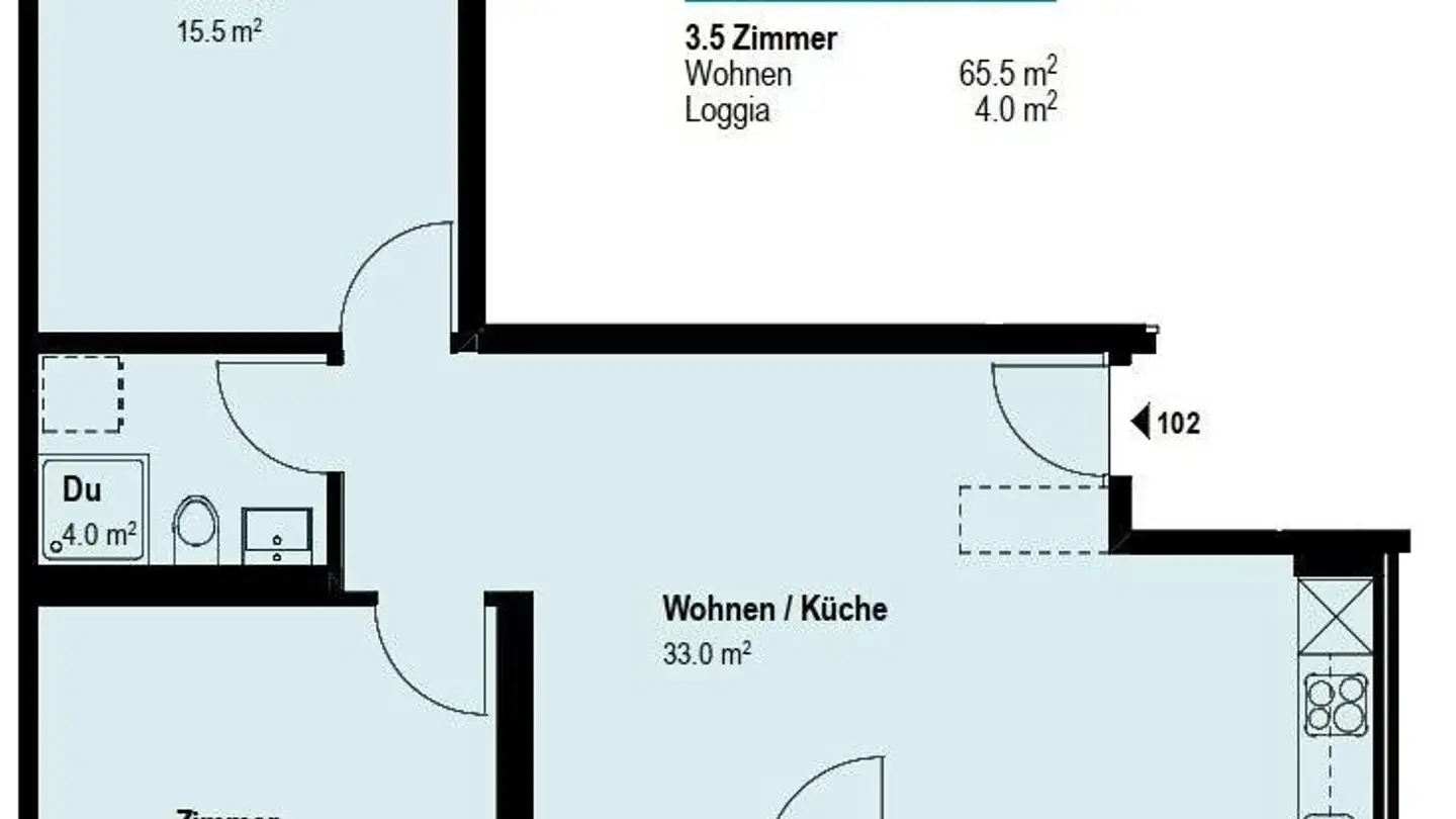 Wohnung mieten - Rorschacher Strasse 59, 9000 St. Gallen - Foto 4