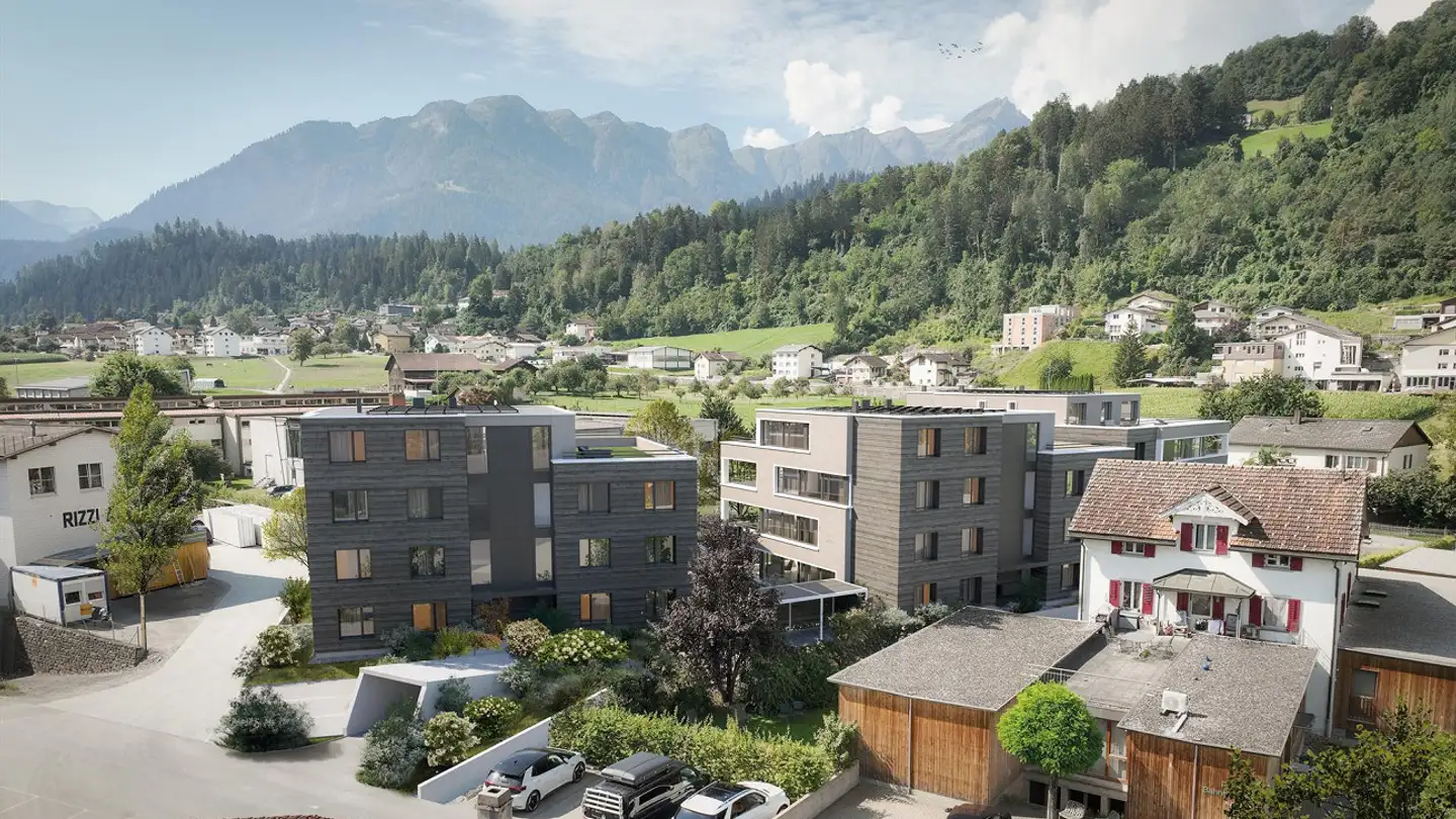 Tiefgaragenstellplatz kaufen - Bahnhofstrasse 14c, 7408 Cazis