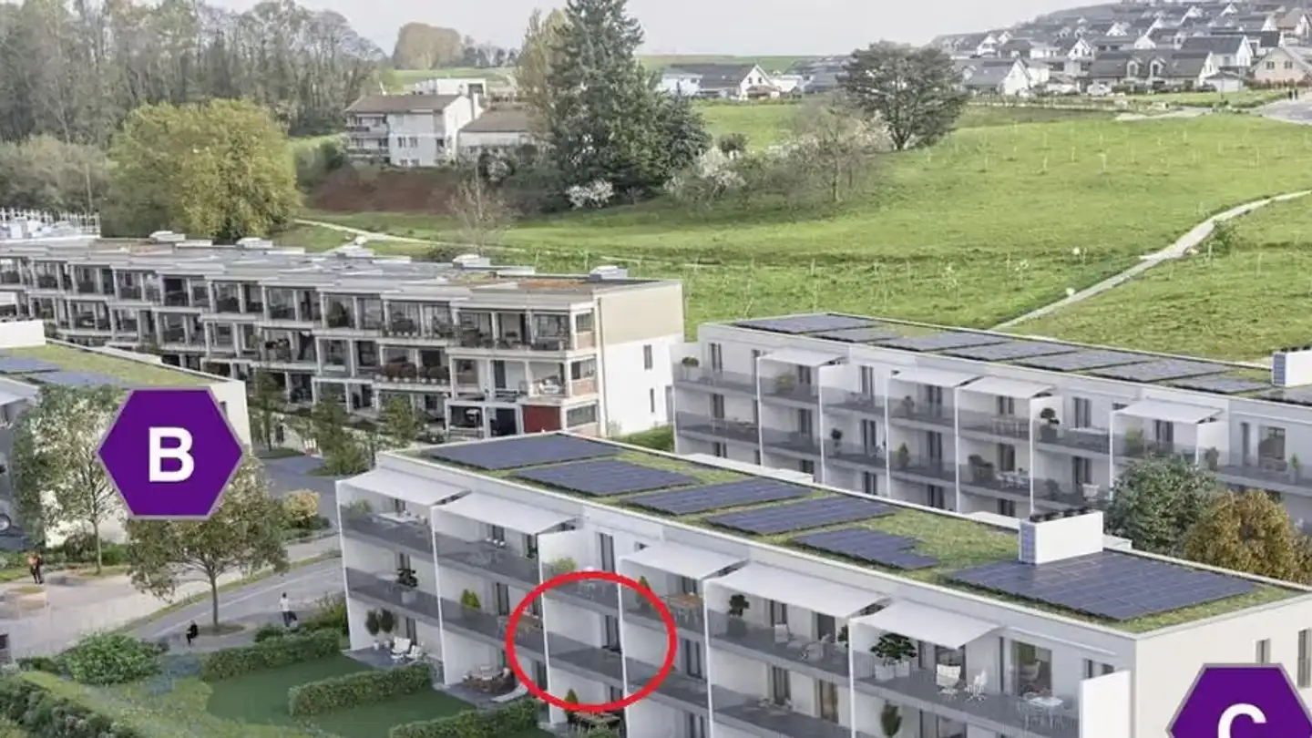 Apartment for rent - Chemin Champ-Aux-Oies 1, 1030 Bussigny