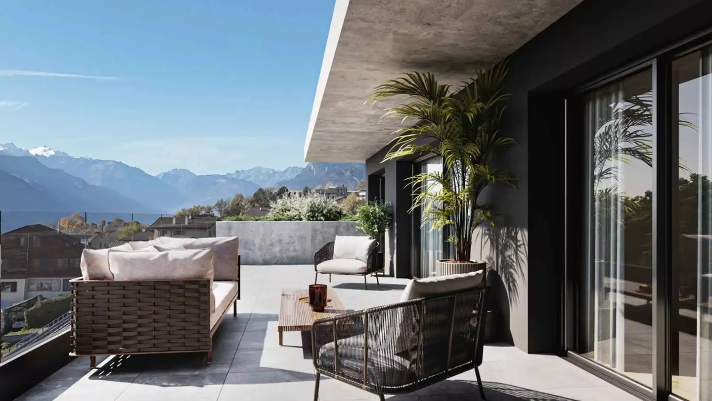 Attique à vendre - 1965 Savièse