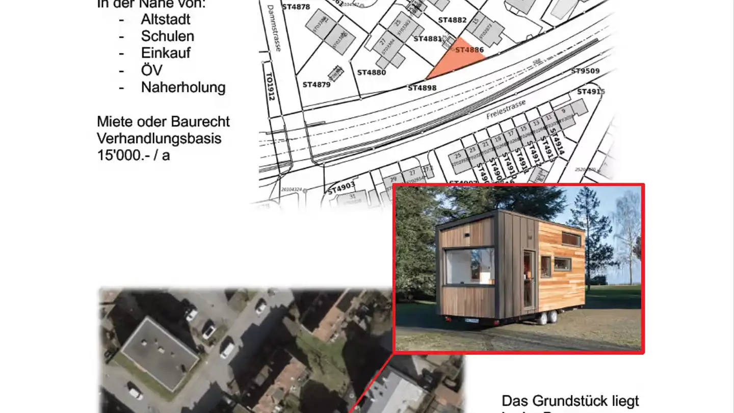 Terrain constructible à louer - Giesserstrasse, 8406 Winterthur